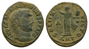 Maximinus II BI Nummus.