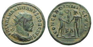 Galerius, as Caesar AE Radiate.