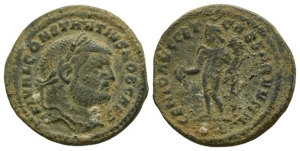 Constantius I, as Caesar BI Nummus.