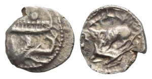 Phoenicia. Byblos AR 1/16 Shekel.