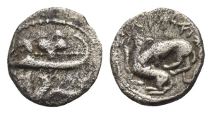 Phoenicia. Byblos AR 1/16 Shekel.