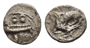 Phoenicia. Byblos AR 1/16 Shekel.