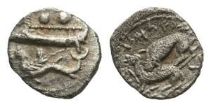 Phoenicia. Byblos, Aynel (Enylos) AR 1/16 Shekel.