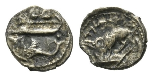 Phoenicia. Byblos AR 1/16 Shekel.