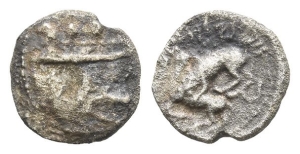 Phoenicia. Byblos AR 1/16 Shekel.