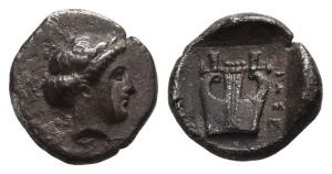 Caria, Iasos AR Hemidrachm.