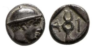 Thrace, Ainos AR Diobol.