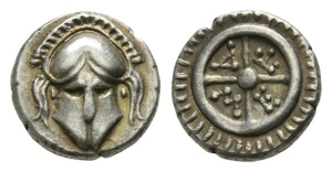 Thrace, Mesambria AR Diobol.