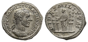 Macrinus AR Denarius.