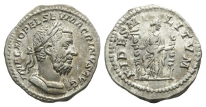 Macrinus AR Denarius.