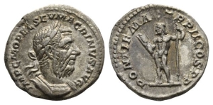 Macrinus AR Denarius.