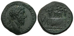 Marcus Aurelius AE Sestertius.
