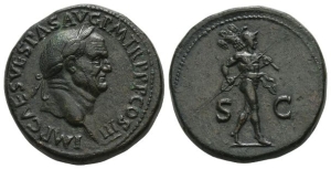 Vespasian AE Sestertius.