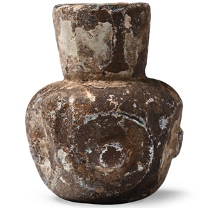 Western Asiatic Mould-Blown Glass Perfume Bottle