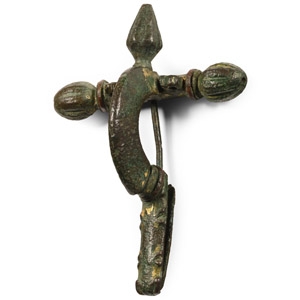 Roman Gilt Bronze Crossbow Brooch