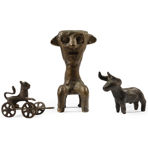 Western Asiatic Bronze Bull-Human and Other Animal Collection