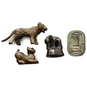 South East Asian and Egyptian Style Animal Group