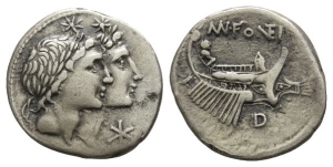 Mn. Fonteius AR Denarius.