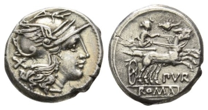 Furius Purpurio AR Denarius.