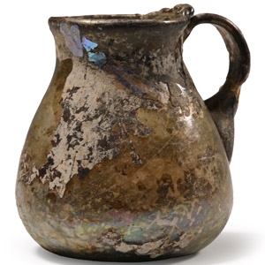 Roman Iridescent Glass Juglet