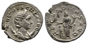 Herennia Etruscilla, Augusta AR Antoninianus.