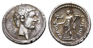 The Triumvirs. Mark Antony AR Denarius.
