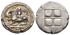 Macedon, Akanthos AR Tetradrachm.