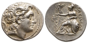 Kings of Thrace, Lysimachos AR Tetradrachm.