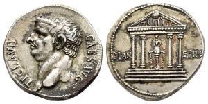 Claudius AR Cistophoric Tetradrachm of Ephesus, Ionia.