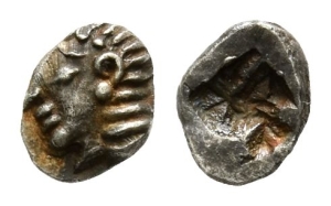 Ionia, Kolophon AR Tetartemorion.
