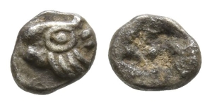 Western Asia Minor, uncertain mint (in Karia?) AR Hemiobol.