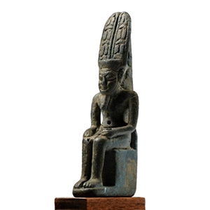 Egyptian Blue Amulet of Amun