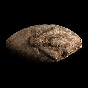 Hellenistic Rhodian Lead Slingshot with Bee