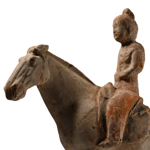 Chinese Tang Horse and Female Rider