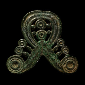 Western Asiatic Bronze Razor Handle