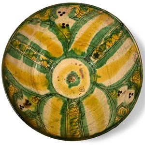 Nishapur Terracotta Glazed Bowl