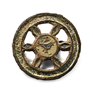 Byzantine Enamelled Brooch with Bird