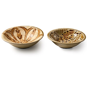 Abbasid Three-Colour Lustre Pottery Bowl Group