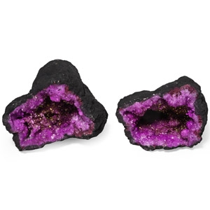 Large Coloured Quartz Crystal Geode Nodule