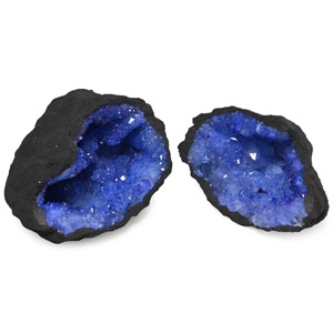 Coloured Quartz Crystal Geode Nodule