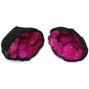 Coloured Quartz Crystal Geode Nodule