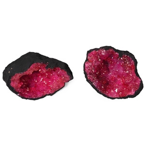 Coloured Quartz Crystal Geode Nodule