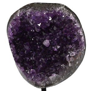 Amethyst Crystal Display on Stand