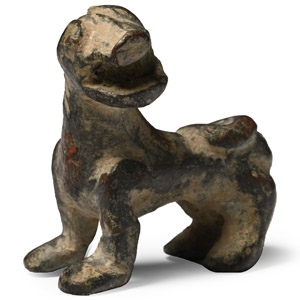 Parthian Bronze Lion Statuette