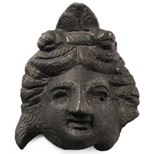 Roman Bronze Theatrical Mask of Dionysus