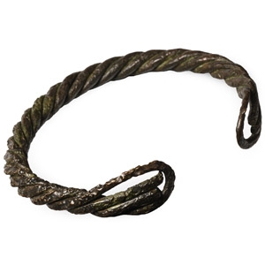 Viking Age Bronze Twisted Bracelet