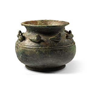 Romano-Celtic Bronze Vessel with Ducks