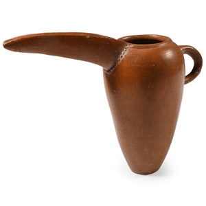 Amlash Terracotta Spouted Vessel