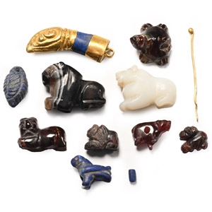 Western Asiatic Style Stone Animal Collection