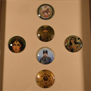Painted Enamelled Plaques of The Iranian Royal Family